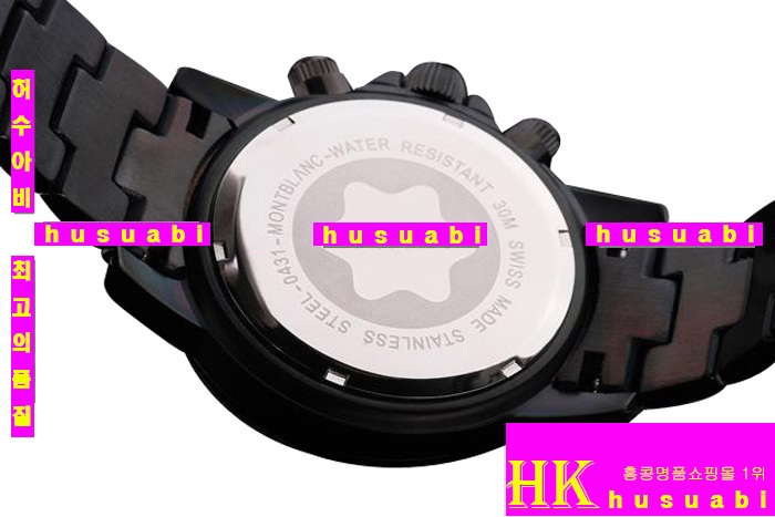 ������ MontBlanc ���ڽð� Replica MontBlanc Japanese Quartz Movement Coffee Dial Stainless Steel Men. YC00-041