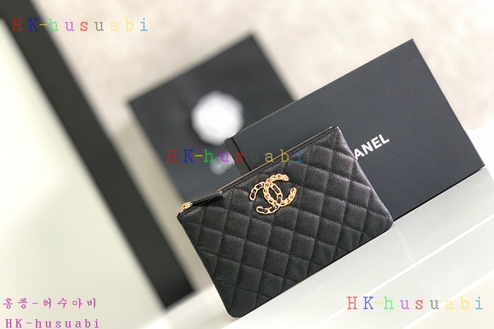 ★미러급★ 샤넬 골드메탈  파우치  A88850