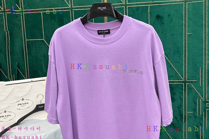 NEW 발렌시아가 반팔티 신상 B 6350012