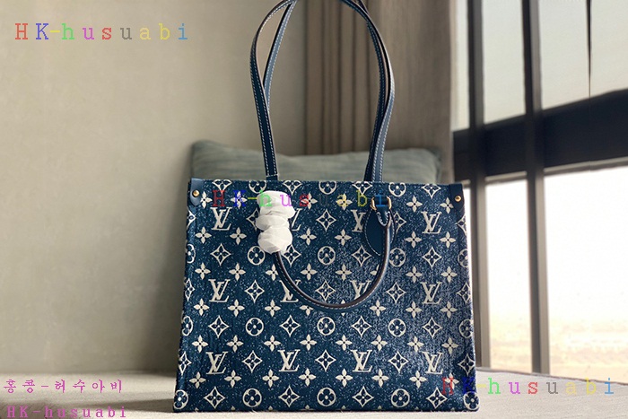 ★미러급★루이비통 온더고 MM 데님 토트백 M59608