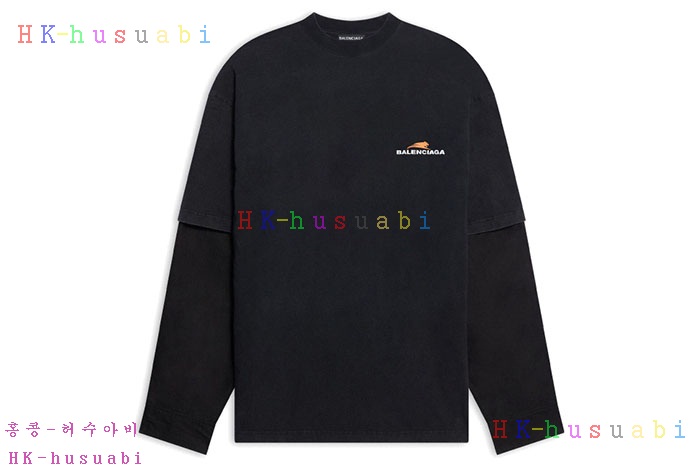 NEW 발렌시아가 긴팔티 신상 B 557239