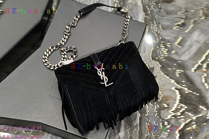 ★미러급★입생로랑 YSL 스웨이드 체인 컬리지 5317050-3