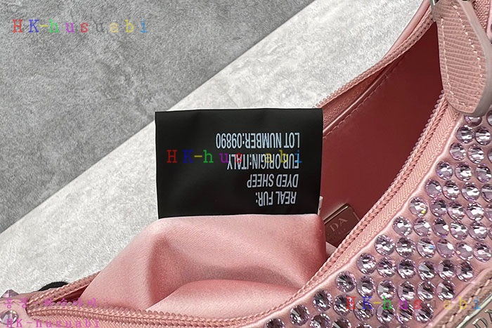 ★미러급★프라다 크리스탈 새틴 호보백 미니 1NE515-3