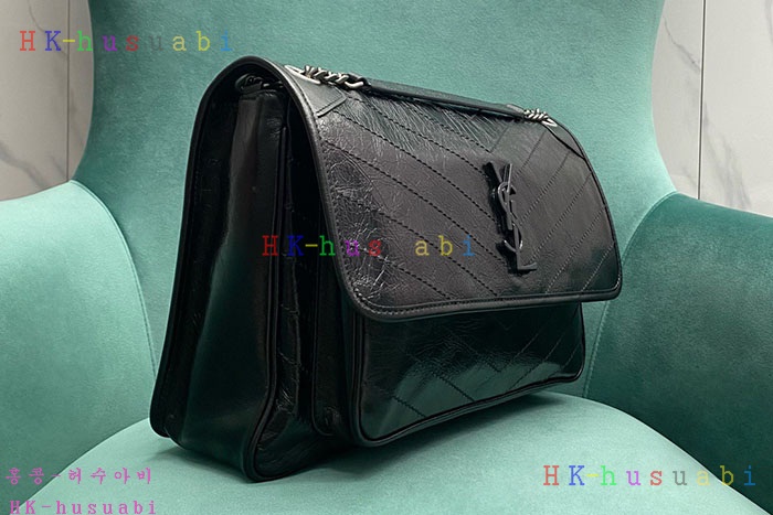 ★미러급★입생로랑 가죽 니키 라지백 633157