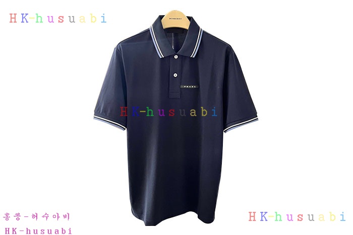 NEW 프라다 카라 반팔티 신상 P 2857013